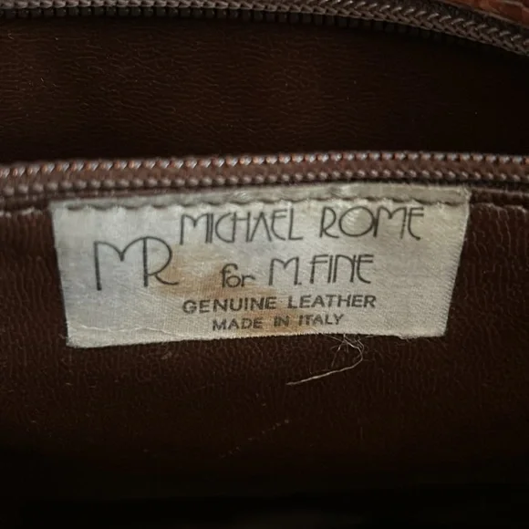 Large brown leather tote - Picture 4 of 9